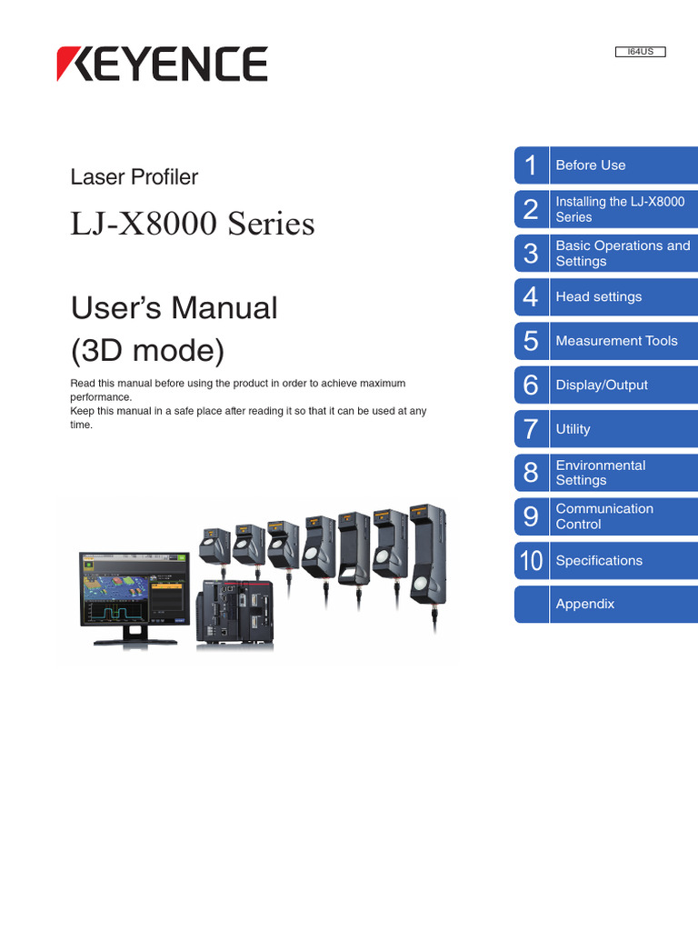 LJ-X8000 Series: User's Manual (3D Mode) | PDF | License | Derivative Work
