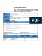 Securing Health Certificate & Seminar Certificate