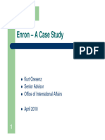 Enron Case Study (Oct '10) 1