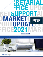 Secretarial and Office Support Market Update 2021
