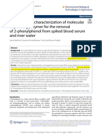 Synthesis and Characterization of Molecular Imprin