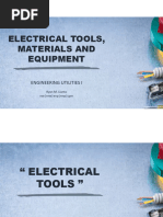 Electrical Tools Names and Pictures PDF | PDF
