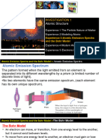 Atomic Emission Spectra and The Bohr Model