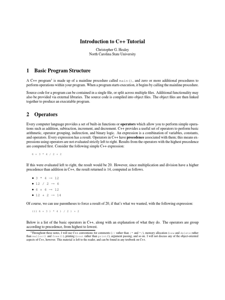 C Tutorial | PDF | Pointer (Computer Programming) | Subroutine