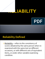 3 - Reliability