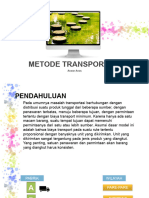 P5 Metode Transportasi