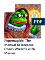 Pepemagick The Manual To Become Chaos Wizards With Memes (ENG) 2023 Lex Mars EBOOK