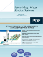 Water Networking, Water Distribution