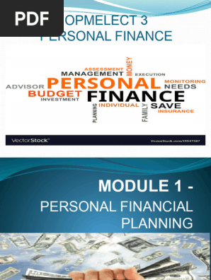 Opmelect3 Module1 Personal Financial Planning 2023 2024