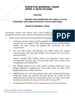 Surat Direktur Jenderal Pajak Nomor_ S-56_PJ.43_2006