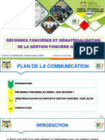 Presentation Dg-Andf - Reformes Foncieres Et Dematerialisation Au Benin - 13.03.2021