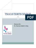 Tinjauan Teoritis CKD On HD - PK2 Ns. Francisca Indah, S.kep