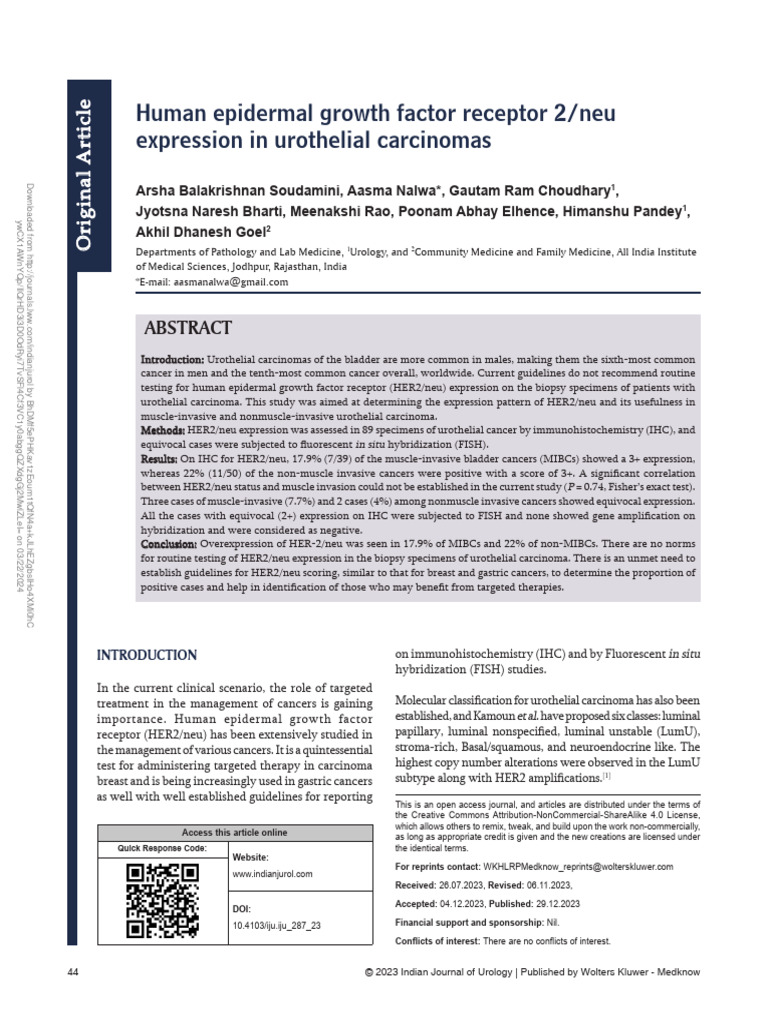 Human Epidermal Growth Factor Receptor 2 Neu.8 | PDF ...