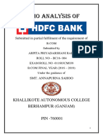 Ratio Analysis of HDFC 2.0