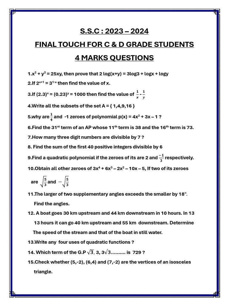 Finding 31st Term of an AP | PDF