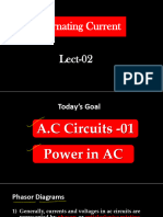 Alternating Current Lecture 02