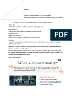 Handouts Hypertext Hypermedia Intertext