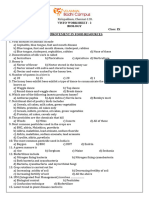 IX Biology (Improvement in Food Resources) WS-2