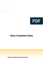 Hypothesis Testing