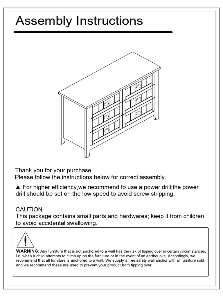 Assembly Instructions - W679S00032 | PDF