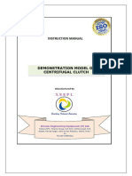 Demonstration Model of Centrifugal Clutch