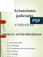 Unidad Ix - Las Actuaciones Judiciales