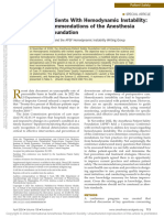 24 Periop Hemodynamic Instability, Consensus, APSF