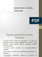 Rolul Asistentei Medicale În Îngrijirea Pacientului Cu Boala Parkinson