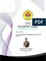 UTS Filsafat Ilmu - Ricky Ferdiansyah Sumartono - 240302 - 223903