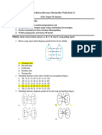 Soal PHB Matematika Wajib Kelas X