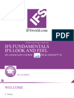 IFS Look and Feel - Course Slides