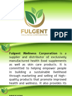 Fulgent Wellnes Business Presentation
