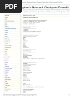 Dhansham - Engineer's Notebook Checkpoint Firewalls Gaia - Checkpoint Special Config Files