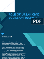 Role of Urban Civic Bodies On Tourism