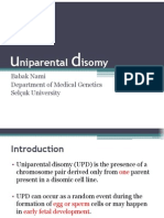 Uniparental Disomy