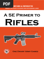 D&D 5E Homebrew Firearms Guide | PDF | Firearms | Rifle
