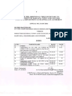 Appeal 34 of 2014 Acstcp Hearing 23.01.2024 in Restoration of Sine Die 21.04.2022