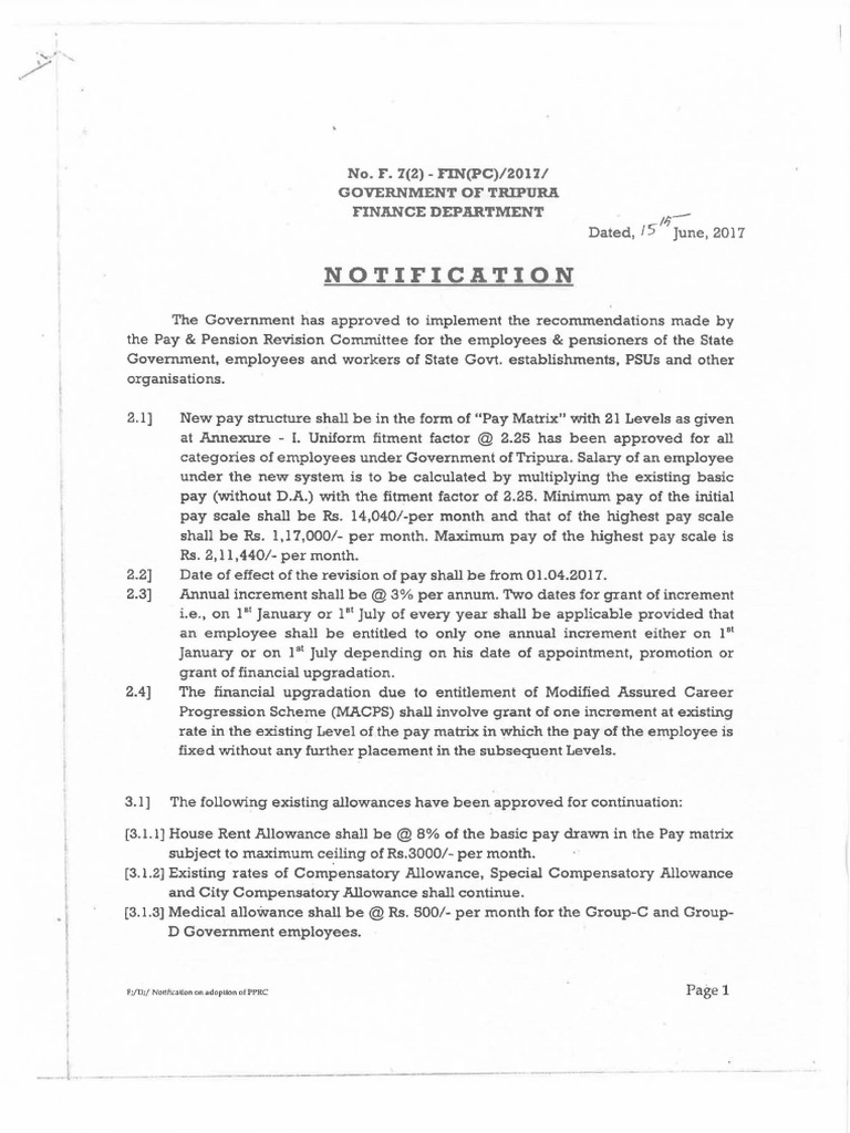 Pay Structure Example Pdf