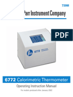 739M - Parr - 6772 Calorimetric Thermometer - After Jan 2022