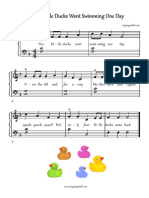 Five Little Ducks Went Swimming One Day - Piano - Singing Bell - Musx