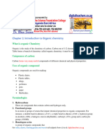 Chapter One Introduction To Organic Chamistry