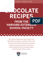 Harvard Chocolate Recipe Book