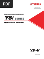 YSi V OperatorManual