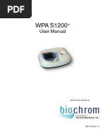 WPA S1200+ Manual