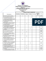 Grade 9-TOS-Diagnostic Test