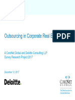 Outsourcing in Corporate Real Estate: A Corenet Global and Deloitte Consulting LLP Survey Research Project 2017