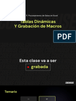 Clase 7 - Tablas Dinámicas y Grabación de Macros