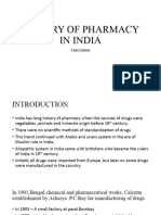 History of Pharmacy in India