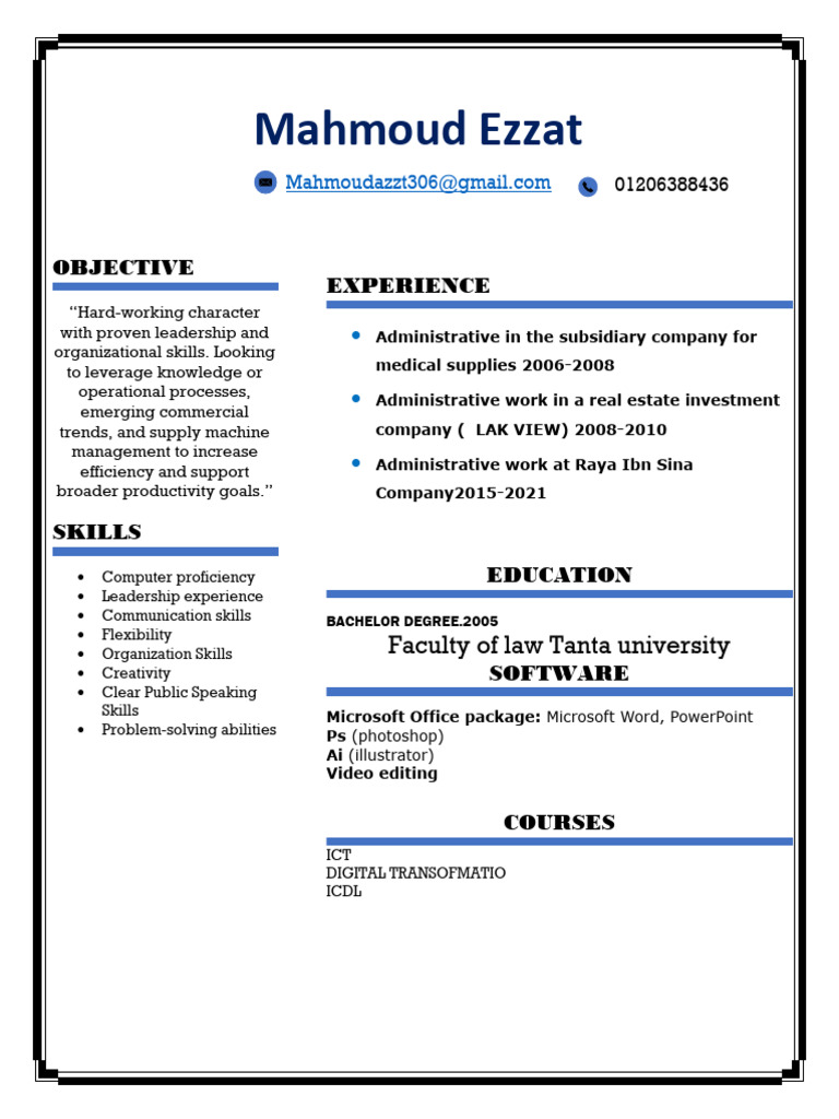 CV MAHMOUD | PDF