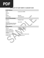 UCPR Form 40 Affidavit Template | PDF | Affidavit | Identity Document